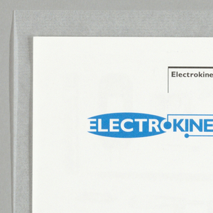 Letterhead, Electrokinetics, ca. 1995
