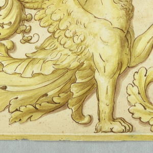 Drawing, The left half of a frieze, 1825–50