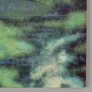 Brochure, Ross Air Control Products, 1989