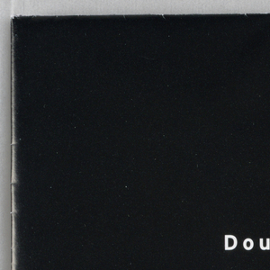 Poster, Exhibition Poster: Douglas Gordon: through a looking glass, Gagosian Gallery, 1999