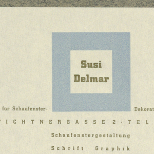 Letterhead, Susi Delmar