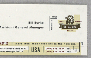 Print/business Card, Series of Five Business C, ca. 1994