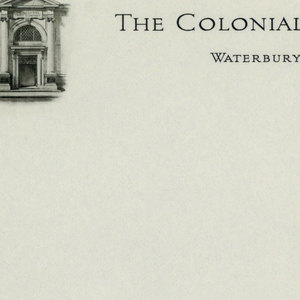 Letterhead, The Colonial Trust Compan, ca. 1940–65