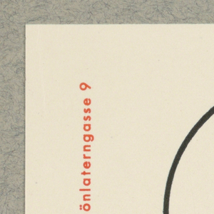 Business Card, Josef  Schmirler Bau -und Kunstschlossei, Wien: Viel Gluck! [Good Luck!]