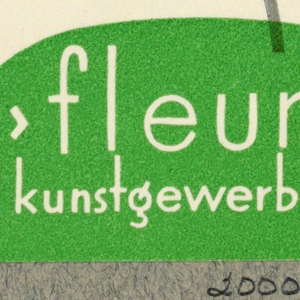 Business Card, Fleur [Flower] Kunstgewerbe, Lisl Meuse