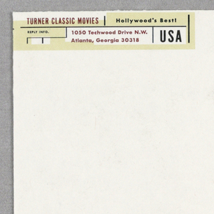 Print/business Envelope, Business Envelope: Turner, ca. 1994