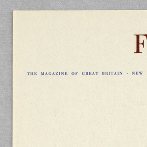 Sheet Of Stationery, Future/The Magazine of Gr