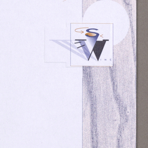 Letterhead, Skolos/Wedell, Inc., 1990
