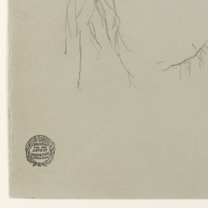 Drawing, Niagara Falls from the Base of Prospect Point, 1856 or 1858
