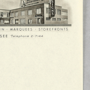Letterhead, The Post Sign Co.