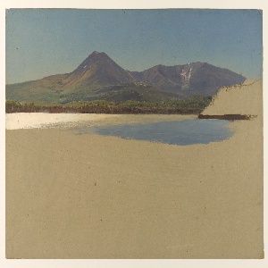 Drawing, Mount Katahdin Rising over Katahdin Lake, before 1878