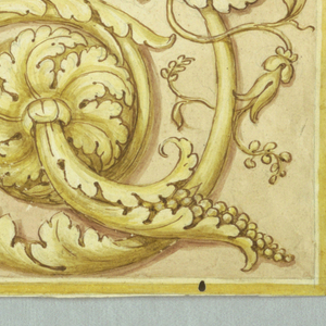 Drawing, The right half of a frieze, 1825–50