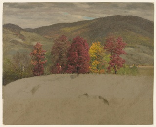 Drawing, Autumn Landscape, Vermont