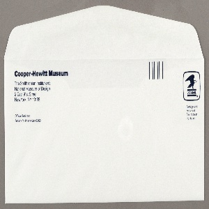Letterhead Envelope, Cooper-Hewitt Museum