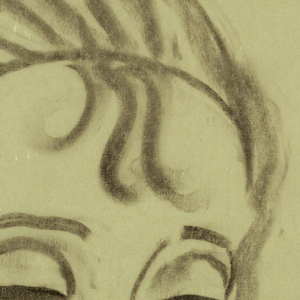 Drawing, Female Head, Eyes Glancing Left, ca. 1920s–30s