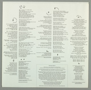 Album Cover, Laurie Anderson, Strange Angels