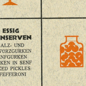 Business Card, Essig / Weinbrand / Essig Konserven / Obst Weine...Marken Mautner Markhof