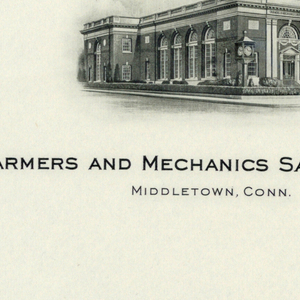 Letterhead, Farmers and Mechanics Sav, ca. 1940–65
