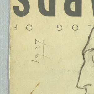 Drawing, Male Head, Left Profile (Irwin D. Wolf), 1937