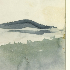 Drawing, Landscape With Deer in Morning Haze, ca. 1892