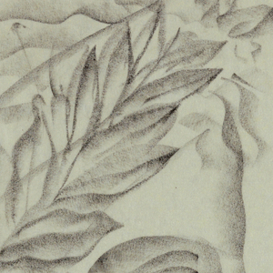 Drawing, The Rise of Rome: Head of a Man Facing Right, Virgil, 1930–32