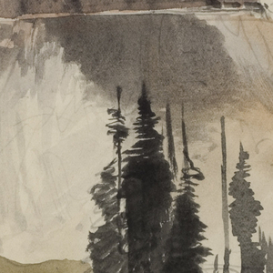 Drawing, Chama Below the Summit, 1892