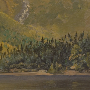 Drawing, Great Basin, Mount Katahdin, Maine, before 1878
