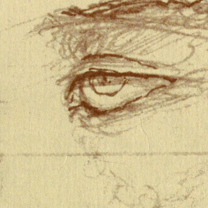 Photostat, Female Head, Three-Quarter View  to Left