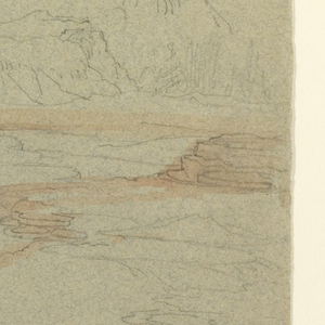 Drawing, Hot Springs, Yellowstone, 1892