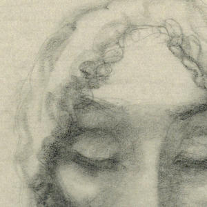Drawing, Female Head with Closed Eyes