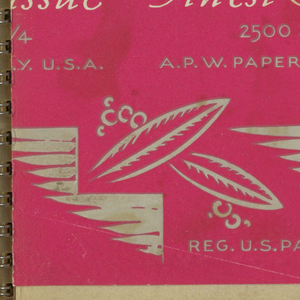 Ephemera, A. P. W. Finest Satin Tissue 2500
