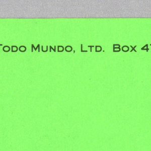 Mailing Label, Todo Mundo