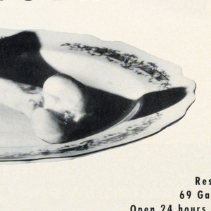 Advertisement, Restaurant Florent:  Hunger, 1990