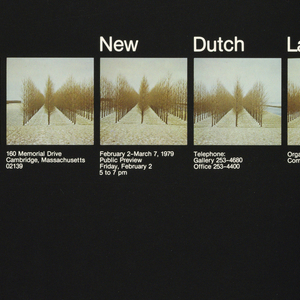 Poster, Ger Dekkers: New Dutch Landscape, 1979