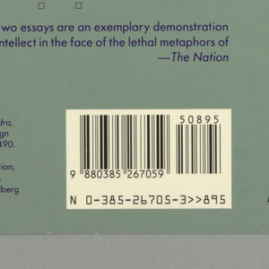 Book Cover, Susan Sontag Series: Illness As