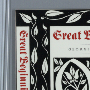 Book Cover, Great Beginnings