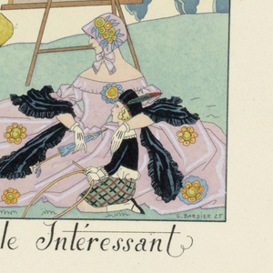 Print, Gazette du Bon Ton (Journal of Good Taste), Le Modèle Intéressant (The Interesting Model), 1925