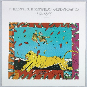 Poster, Impressions/Expressions: Black American Graphics, 1980