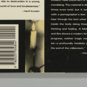 Book Cover, A Matter of Life and Sex