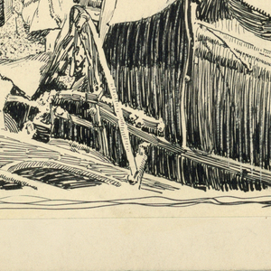 Drawing, Interior of a Round-House
