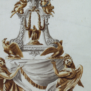 Drawing, Project for a Ostensory, 1807
