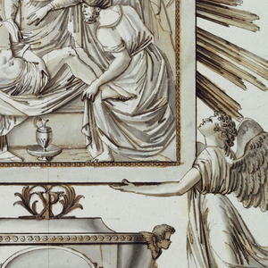Drawing, Reliquary with the Emtomb, 1815–30