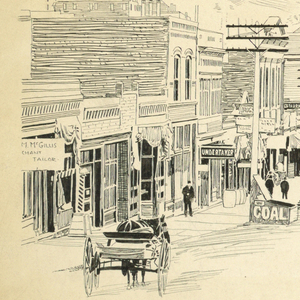 Drawing, Bennett Ave. Cripple Creek, Colorado