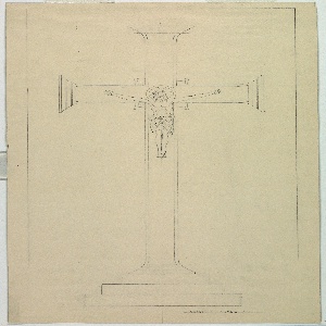 Drawing, Project for an altar cros