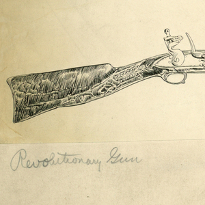 Drawing, A Revolutionary Gun