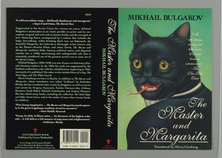 Book Cover, The Master and Margarita