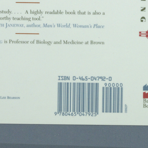 Book Cover, Myths of Gender