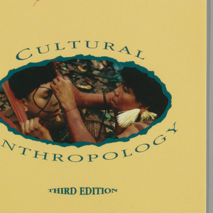 Book Cover, Cultural Anthropology