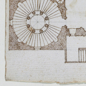 Drawing, Design for a large palace, ca. 1575