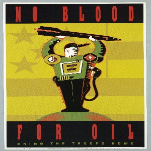 Poster, No Blood for Oil, 1990